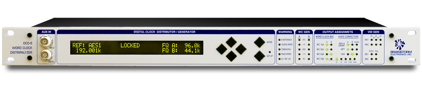 Brainstorm DCD-8 Master Clock Distripalyzer - Discontinued